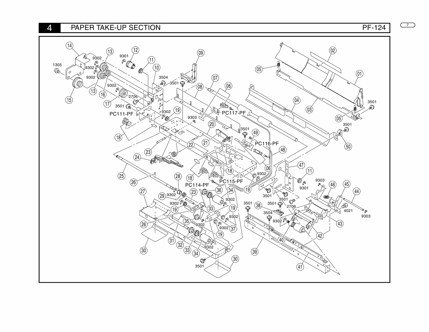 Konica-Minolta Options PF-124 Parts Manual-5